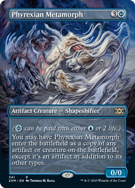 Phyrexian Metamorph Double Masters Alternate Art